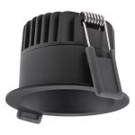 Ledvance LED Kohdevalaisin Tummalight Aluminium Musta 8W 640lm 36D - 927 Erittäin Lämmin Valkoinen | Odetnij 68mm - IP44 - Paras Värintoisto - Himmennettävä