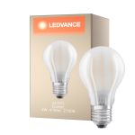 Ledvance Classic LED E27 Päärynä Filament Matta 4W 470lm - 827 Erittäin Lämmin Valkoinen | Korvaa 40W