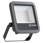 Ledvance LED Valonheitin Area Gen 2 Musta 50W 6500lm - 830 Lämmin Valkoinen | IP66 - Epäsymmetrinen
