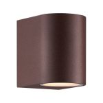 Nordlux Dion Seinävalaisin Aluminium Ruosteinen | Sopii 1x GU10