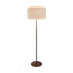 DFTP by Nordlux Takai Lattiavalaisin Metalli- ja Tekstiili Beige | Sopii E27