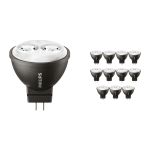 Monipakkaus 12x Philips Master LED Kohdevalaisin GU4 MR11 3.5W 200lm 24D - 827 | Korvaa 20W