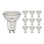 Monipakkaus 10x Noxion LED Kohdevalaisin GU10 PAR16 4W 345lm 36D - 830 Lämmin Valkoinen | Himmennettävä - Korvaa 50W