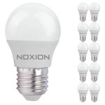 Monipakkaus 10x Noxion Lucent Classic LED E27 Pallo Matta 4.5W 470lm - 827 Erittäin Lämmin Valkoinen | Korvaa 40W