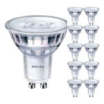 Monipakkaus 10x Philips Corepro LED Kohdevalaisin GU10 PAR16 4.9W 485lm 36D - 840 Kylmä Valkoinen | Korvaa 65W
