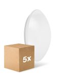 Monipakkaus 5x Ledvance Surface Pyöreä 400 24W 830 1920lm Valkoinen IP44 | Sensori - Lämmin Valkoinen - Korvaa 2x26W