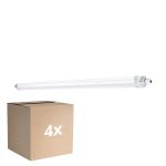 Monipakkaus 4x Ledvance LED Loisteputkivalaisimet Vedenkestävä 33W 3960lm - 865 Päivänvalo Valkoinen | 120cm