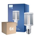 Monipakkaus 6x Philips TrueForce LED E40 HPL Kirkas 42W 5700lm 360D - 830 Lämmin Valkoinen | Korvaa 200W