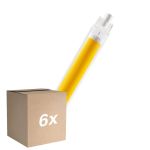 Monipakkaus 6x Osram LED Slim Line R7S LED R7S 118mm Kirkas 8W 806lm - 827 Erittäin Lämmin Valkoinen | Korvaa 60W
