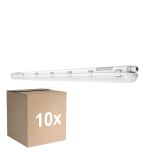 Monipakkaus 10x Ledvance LED Loisteputkivalaisimet Vedenkestävä Kosteudenkestävä 46W 6400lm - 840 Kylmä Valkoinen | 150cm