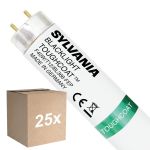 Monipakkaus 25x Sylvania Blacklight BL368 T12 Toughcoat 40W - 368 UV | 120cm