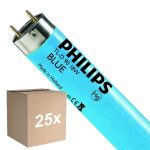 Monipakkaus 25x Philips MASTER TL-D 18W - Sininen | 60cm