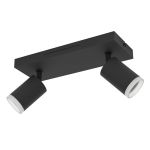 Eglo Connect.Z Smart Katto Kohdevalaisin Melitello-Z Teräs Musta 7.4W 1100lm - 827-865 Säädettävä Valkoinen + RGB | Himmennettävä