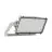 Ledvance LED Valonheitin Max Radial 25 Aluminium Harmaa 600W 85300lm 25D - 730 Lämmin Valkoinen | IP66 - Symmetrinen