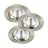 Monipakkaus 3x Nordlux Kohdevalaisin Fremont Metalli- Harmaa 4.5W 345lm 36D - 827 Erittäin Lämmin Valkoinen | 85mm - IP23- Himmennettävä