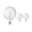 Monipakkaus 3x Calex Smart Tuya Wifi E27 Globe Filament 7.5W 1055lm - 818-830 Säädettävä Valkoinen | Himmennettävä - Korvaa 75W 