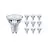 Monipakkaus 10x Philips MASTER Value LED Kohdevalaisin GU10 PAR16 3.7W 270lm 36D - 922-927 Dim To Warm | Paras Värintoisto - Himmennettävä - Korvaa 35W