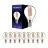 Monipakkaus 10x Noxion Lucent Lustre LED E14 Pallo Filament Kirkas 4.5W 470lm - 827 Erittäin Lämmin Valkoinen | Himmennettävä - Korvaa 40W