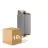 Monipakkaus 10x Nordlux Nico Seinävalaisin Aluminium Antrasiitti Up & Down | IP54 - Sopii 2x GU10