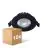 Monipakkaus 10x Noxion LED Kallistettava Slim Spot Musta 6W 550lm - 930 Lämmin Valkoinen | Odetnij 75mm - IP54 - Paras Värintoisto 