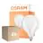 Monipakkaus 4x Osram Classic LED E27 Globe Filament Matta 17W 2452lm - 840 Kylmä Valkoinen | Korvaa 150W