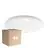 Monipakkaus 4x Noxion LED Bulkhead Corido V2 Valkoinen 12/16/20W 2000lm 830-840-865 CCT | IP44 - Liike- ja Valotunnistin