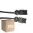 Monipakkaus 25x Noxion GST - Yhteensopiva Jatkojohto Musta - Uros + Nainen - 1m - 3 pole 1,5mm2