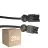 Monipakkaus 25x Noxion GST - Yhteensopiva Jatkojohto Musta - Uros + Nainen - 5m - 3 pole 1,5mm2