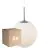 Monipakkaus 6x Nordlux Riippuvalaisin Cafe 30 E27 hopea - Lasi | Max. 25W