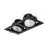 Philips LED Kohdevalaisin Greenspace Accent Gridlight Aluminium Musta 46W 2700lm 36D - 930 Lämmin Valkoinen | 154mm - IP20 - Paras Värintoisto - Dali Himmennettävä