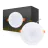 Bright Choice LED Alasvalo 18W 1620lm 120D - 840 Kylmä Valkoinen | Odetnij 175mm - Korvaa 2x18W