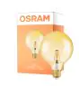 Osram Vintage 1906 LED E27 Globe Filament Kulta 125mm 6.5W 650lm - 824 Erittäin Lämmin Valkoinen | Himmennettävä - Korvaa 50W