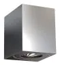 Nordlux Canto Kubi 2 Seinävalaisin Ruostumaton Teräs Up & Down - 10.6W 500lm - 830 Lämmin Valkoinen | IP44