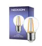 Noxion Lucent Lustre LED E27 Pallo Filament Kirkas 2.5W 250lm - 827 Erittäin Lämmin Valkoinen - Korvaa 25W