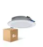 Monipakkaus 6x Monipakkaus 6x LED Alasvalo Pan 12W 960lm 830 Lämmin Valkoinen | 121mm - Odetnij 100mm