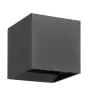 Eglo Seinävalaisin Calpi 3 Aluminium Antrasiitti Up & Down 2.8W 420lm - 830 Lämmin Valkoinen | IP54