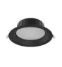 Noxion LED Alasvalo Hera Keskikokoinen Upotettu Musta 15W 1500lm 80D - 827-830-840 CCT | 176mm - Odetnij 150mm