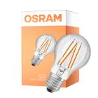 Osram Led Star Classic LED E27 Päärynä Filament Kirkas 4.9W 470lm - 827 Erittäin Lämmin Valkoinen | Valotunnistin