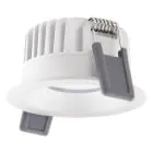 Ledvance LED Kohdevalaisin Fix Aluminium Valkoinen 8W 640lm 36D - 927 Erittäin Lämmin Valkoinen | Odetnij 68mm - IP44 - Paras Värintoisto - Himmennettävä