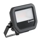 Ledvance LED Valonheitin Aluminium Musta 8W 1100lm 100D - 830 Lämmin Valkoinen | IP66 - Symmetrinen