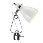 Nordlux Pöytävalaisin Cyclone Clamp Metalli- Valkoinen | Sopii 1x E14