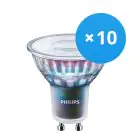 Monipakkaus 10x Philips MASTER LED Spot ExpertColor GU10 PAR16 3.9W 280lm 36D - 930 Lämmin Valkoinen | Paras Värintoisto - Himmennettävä - Korvaa 35W