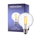 Noxion Lucent Filament LED E27 Globe Kirkas 7W 806lm - 827 Erittäin Lämmin Valkoinen | Himmennettävä - Korvaa 60W