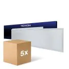 Monipakkaus 5x Noxion LED Paneeli Ecowhite V4.0 28W 3360lm - 830-840-865 CCT | 120x30cm - UGR 
