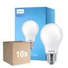 Monipakkaus 10x Philips Corepro LED Lamppu E27 Päärynä Matta 8.5W 1055lm - 827 Erittäin Lämmin Valkoinen | Korvaa 75W