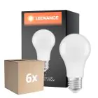 Monipakkaus 6x Ledvance Classic LED E27 Päärynä Matta 10W 1055lm - 827 Erittäin Lämmin Valkoinen | Himmennettävä - Korvaa 75W