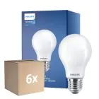 Monipakkaus 6x Philips MASTERValue LED E27 Päärynä Matta 11.2W 1521lm - 940 Kylmä Valkoinen | Paras Värintoisto - Himmennettävä - Korvaa 100W