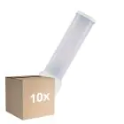 Monipakkaus 10x Osram Dulux-D LED 5W 600lm - 840 Kylmä Valkoinen | 2-Nastaa - Korvaa 10W