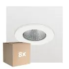 Monipakkaus 8x Philips LED Kohdevalaisin Kirkas Accent G2 RS060B 6W 550lm 36D - 840 Kylmä Valkoinen | 75mm - Himmennettävä 