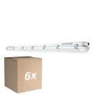 Monipakkaus 6x Ledvance LED Loisteputkivalaisimet Vedenkestävä Kosteudenkestävä Value 25W 3000lm - 840 Kylmä Valkoinen | 150cm